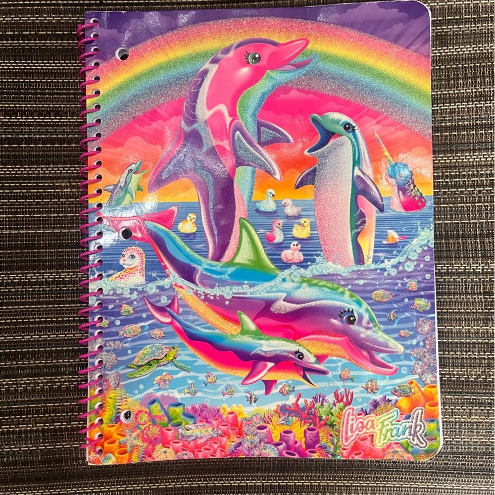 Lisa Frank "Rainbow Reunion" Dolphin, Narwhal, other sea creatures. Unused!